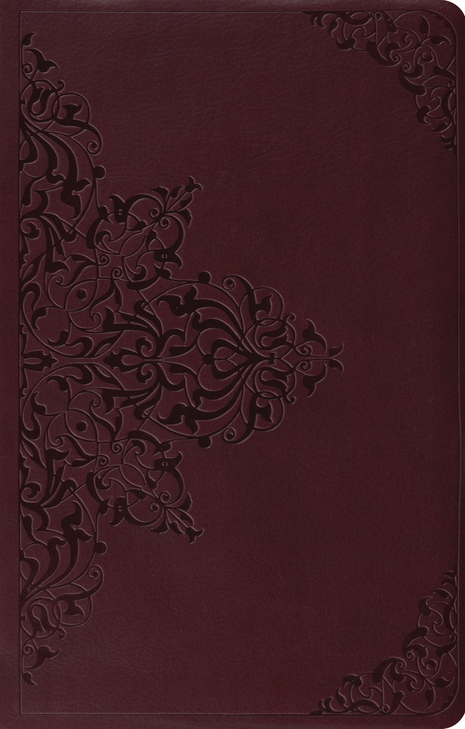 ESV Value Thinline Bible (Trutone, Chestnut, Filigree Design) front cover (8252154314952)