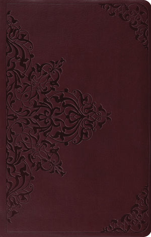 ESV Value Thinline Bible (Trutone, Chestnut, Filigree Design) front cover (8252154314952)