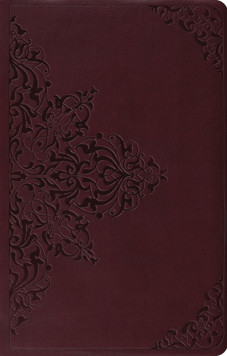 ESV Value Thinline Bible (Trutone, Chestnut, Filigree Design) front cover (8252154314952)