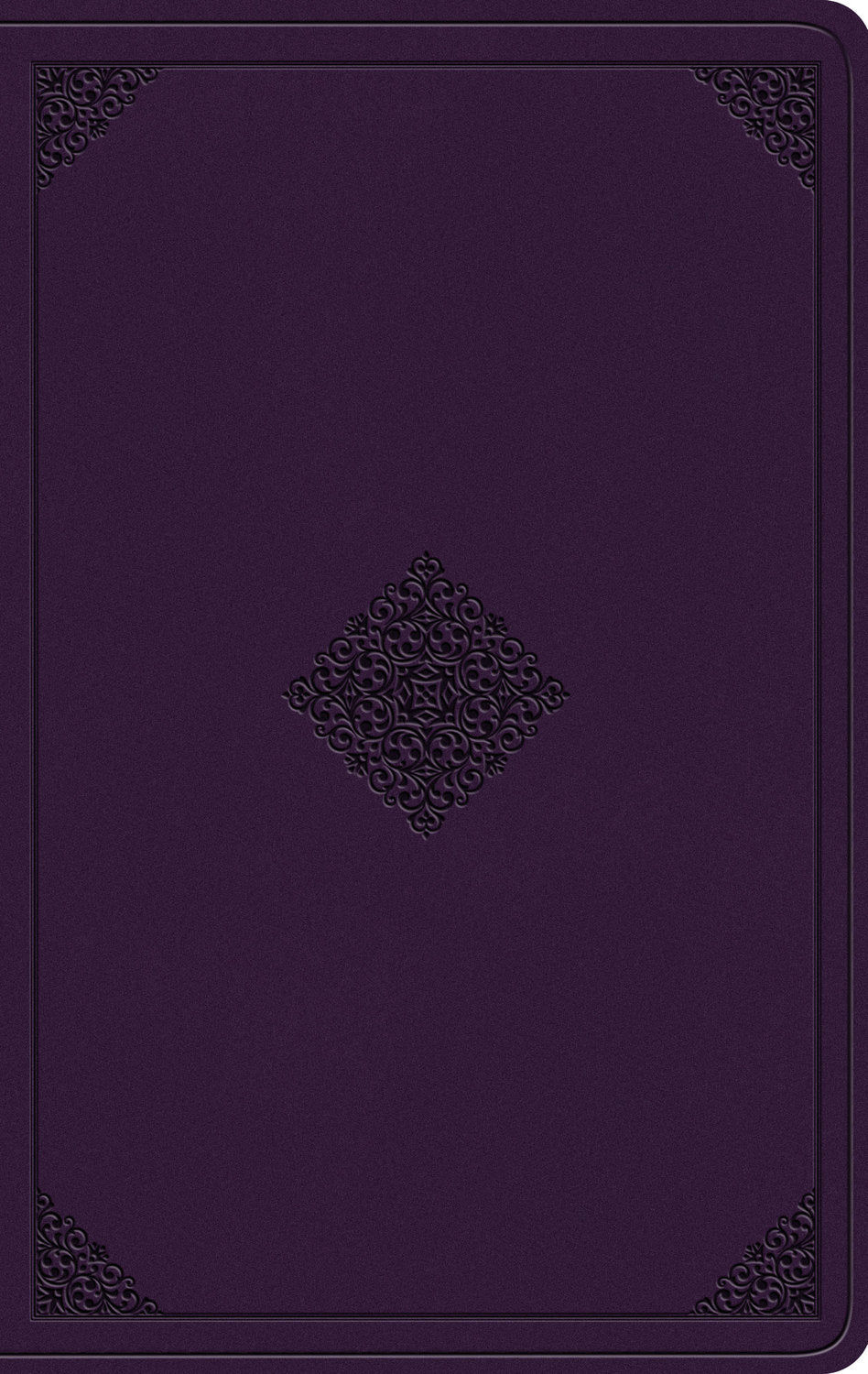 ESV Value Thinline Bible (Trutone, Lavender, Ornament Design) front cover (8252156379336)
