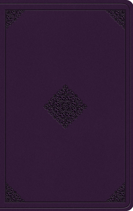ESV Value Thinline Bible (Trutone, Lavender, Ornament Design) front cover (8252156379336)