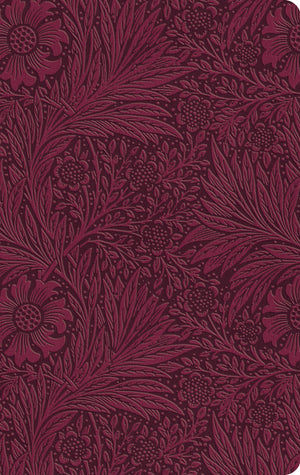 ESV Value Thinline Bible (Trutone, Raspberry, Floral Design) front cover (8251948630216)
