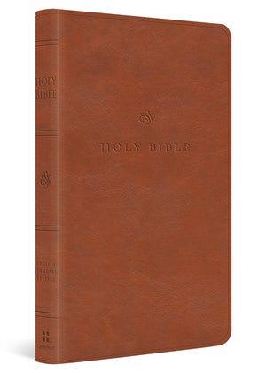 ESV Value Thinline Bible (Trutone, English Saddle) cover image (8252160245960)