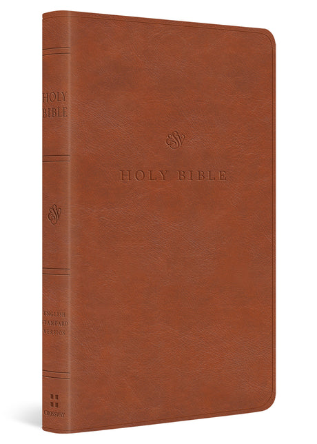 ESV Value Thinline Bible (Trutone, English Saddle) cover image (8252160245960)