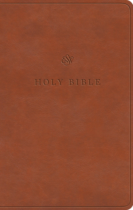 ESV Value Thinline Bible (Trutone, English Saddle) front cover (8252160245960)