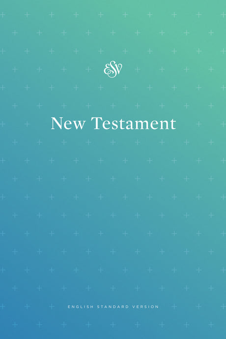 ESV Outreach New Testament (Paperback, Blue) front cover (8252157526216)