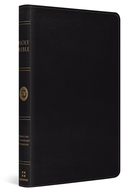 ESV Thinline Bible, Red Letter (Bonded Leather, Black) cover image (8251965735112)
