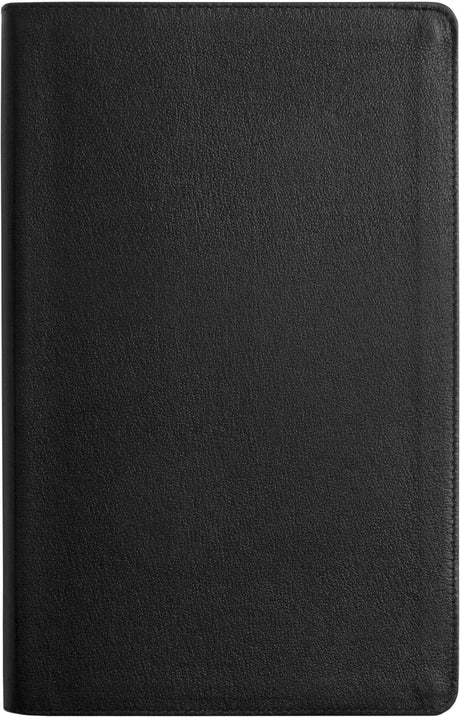 ESV Thinline Bible, Red Letter (Genuine Leather, Black) front cover (8252155953352)