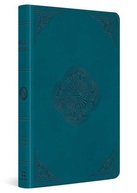 ESV Thinline Bible, Red Letter (Trutone, Deep Teal, Rotunda Design) cover image (8251961999560)
