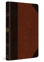 ESV Thinline Bible, Red Letter (Trutone, Brown/Cordovan, Portfolio Design) cover image (8251950989512)