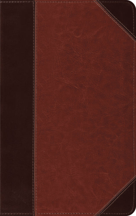 ESV Thinline Bible, Red Letter (Trutone, Brown/Cordovan, Portfolio Design) front cover (8251950989512)