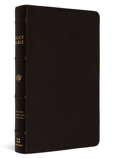 ESV Thinline Bible, Red Letter (Buffalo Leather, Deep Brown) cover image (8240069673160)