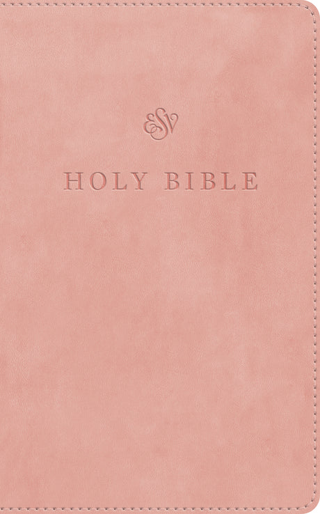 ESV Premium Church Bible, Large Print, Red Letter (Trutone, Blush Rose) front cover (8251954135240)