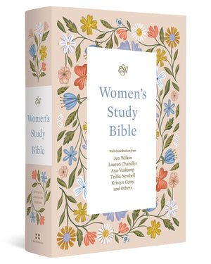 ESV Women's Study Bible (Hardcover, Blush Wildflower Design) cover image (8252135932104)