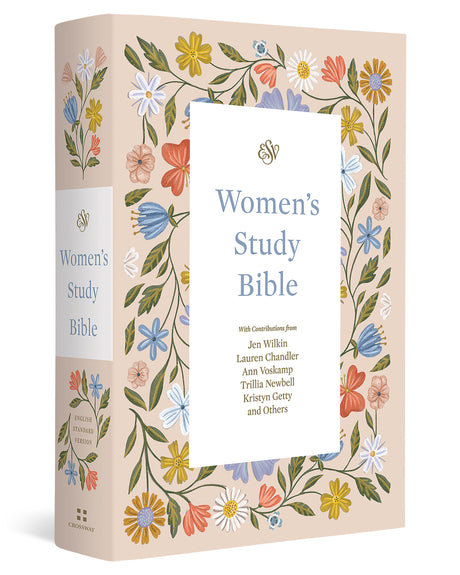 ESV Women's Study Bible (Hardcover, Blush Wildflower Design) cover image (8252135932104)