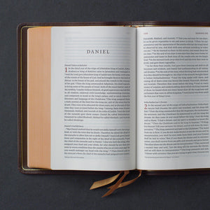 ESV Heirloom Bible, Veritas: Single Column Edition (Calfskin, Mahogany)