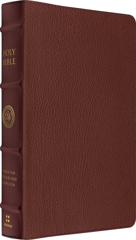ESV Heirloom Bible, Alpha: Personal Size Edition (Calfskin, Grenada, Full Yapp) front cover (8244457898184)