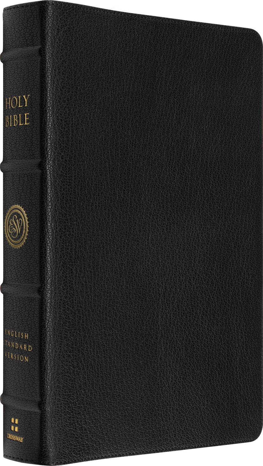 ESV Heirloom Bible, Gloria Dei: Single Column Edition (Goatskin, Black, Full Yapp) front cover (8244459274440)
