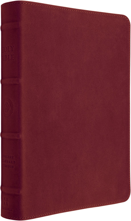 ESV Heirloom Bible, Coram Deo: Thinline Edition (Cowhide, Carmine Red) front cover (8334544765128)