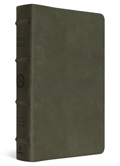 ESV Heirloom Bible, Veritas: Single Column Edition (Cowhide, Tuscan Green) cover image (8244457472200)