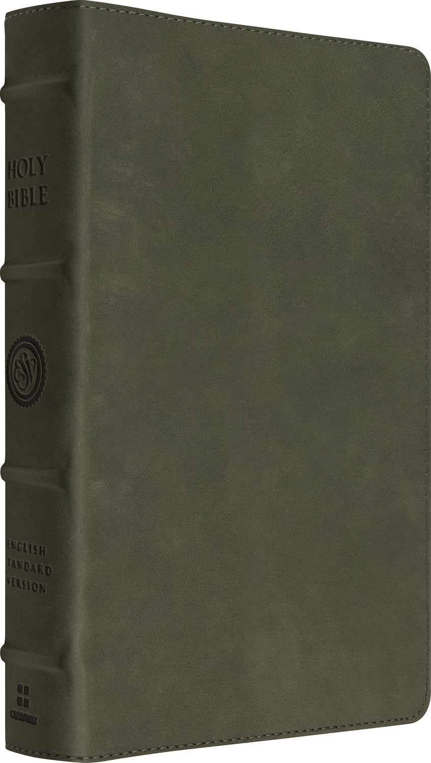 ESV Heirloom Bible, Veritas: Single Column Edition (Cowhide, Tuscan Green) front cover (8244457472200)