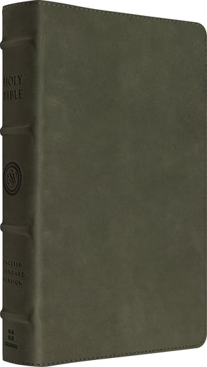 ESV Heirloom Bible, Veritas: Single Column Edition (Cowhide, Tuscan Green) front cover (8244457472200)