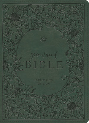 ESV Gracelaced Bible, Journaling Edition (Artwork by Ruth Chou Simons) (Trutone, Quiet Forest) front cover (8334536016072)