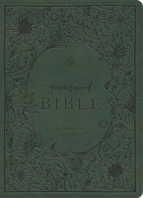 ESV Gracelaced Bible, Journaling Edition (Artwork by Ruth Chou Simons) (Trutone, Quiet Forest) front cover (8334536016072)