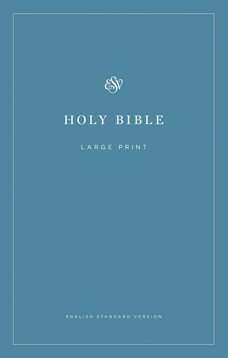 ESV Economy Bible, Large Print (Paperback) front cover (8290808627400)