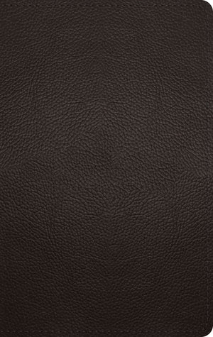 ESV Giant Print Personal Size Bible, Red Letter (Buffalo Leather, Deep Brown) front cover (8308690682056)