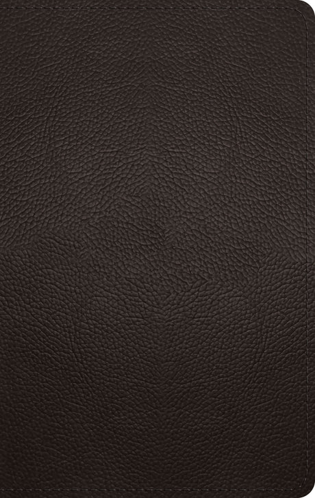 ESV Giant Print Personal Size Bible, Red Letter (Buffalo Leather, Deep Brown) front cover (8308690682056)