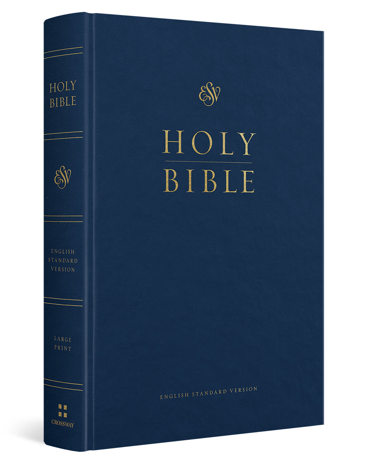 ESV Pew and Worship Bible, Large Print (Hardcover, Blue) cover image (8346081493192)