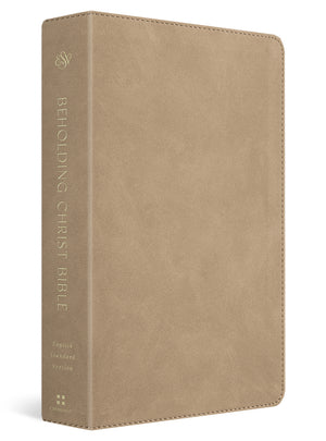 ESV Beholding Christ Bible: Seeing Jesus in All of Scripture with Nancy Guthrie (Trutone, Soft Umber)