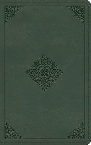 ESV Thinline Bible, Red Letter (Trutone, Quiet Forest, Ornament Design) front cover (8334528151752)