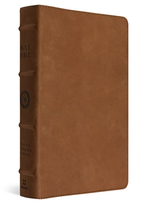 ESV Heirloom Bible, Scriptura Sacra: Personal Size Reference Edition (Cowhide, British Tan) cover image (8334546829512)