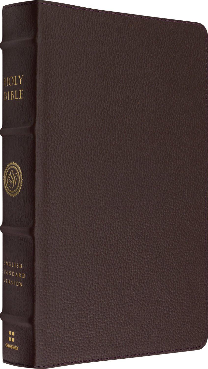 ESV Heirloom Bible, Scriptura Sacra: Personal Size Reference Edition (Calfskin, Mahogany) front cover (8334509572296)