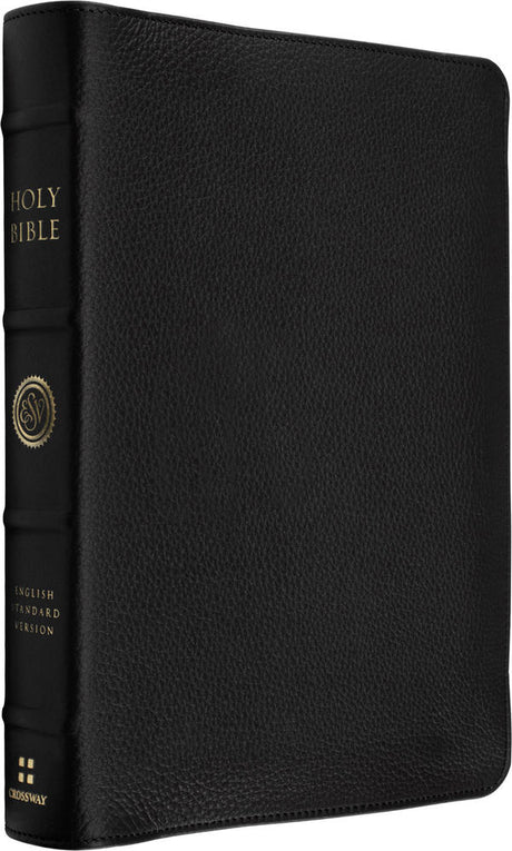 ESV Heirloom Bible, Gratia: Large Print Thinline Reference Edition (Goatskin, Black) - ESV - 9798874912666