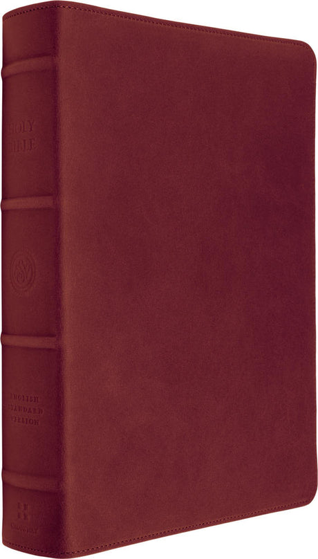 ESV Heirloom Bible, Scriptura Sacra: Personal Size Reference Edition (Cowhide, Carmine Red) - ESV - 9798874912765