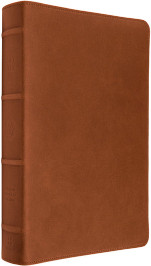 ESV Heirloom Bible, Gloria Dei: Single Column Edition (Cowhide, British Tan) front cover (8334497480904)