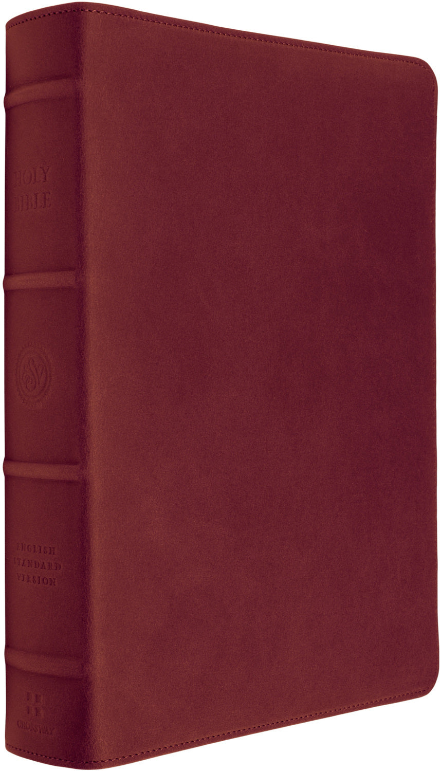 ESV Heirloom Bible, Veritas: Single Column Edition (Cowhide, Carmine Red) front cover (8333173752008)