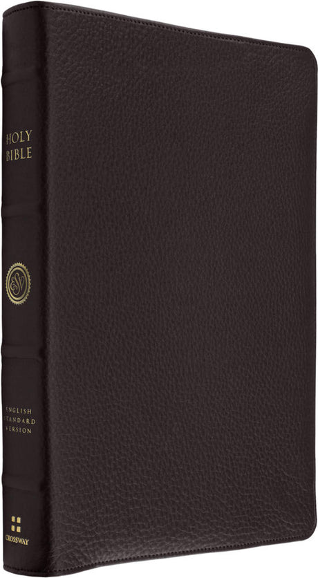 ESV Heirloom Bible, Gratia: Large Print Thinline Reference Edition (Calfskin, Mahogany, Full Yapp) - ESV - 9798874912888