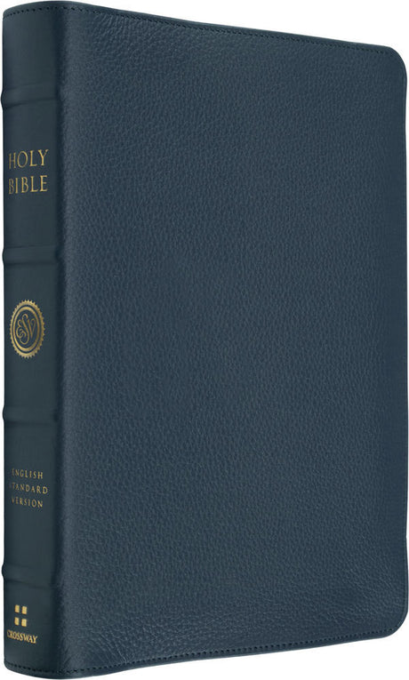 ESV Heirloom Bible, Gratia: Large Print Thinline Reference Edition (Calfskin, Meridian Blue) - ESV - 9798874912901