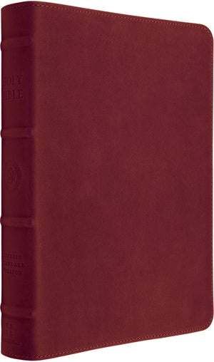 ESV Heirloom Bible, Alpha: Personal Size Edition (Cowhide, Carmine Red, Full Yapp) front cover (8334538473672)