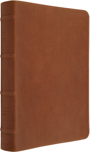 ESV Heirloom Bible, Coram Deo: Thinline Edition (Cowhide, British Tan, Full Yapp) front cover (8334545256648)