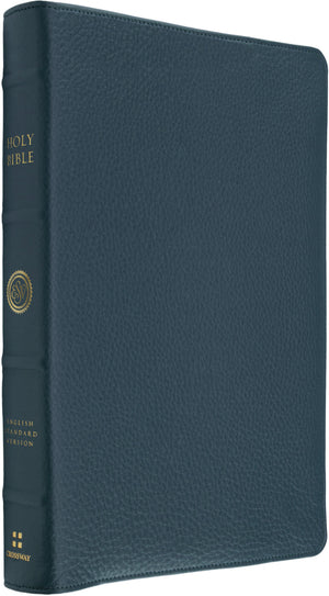 ESV Heirloom Bible, Gloria Dei: Single Column Edition (Calfskin, Meridian Blue, Full Yapp) front cover (8334543913160)