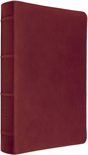 ESV Heirloom Bible, Gloria Dei: Single Column Edition (Cowhide, Carmine Red) front cover (8334544240840)