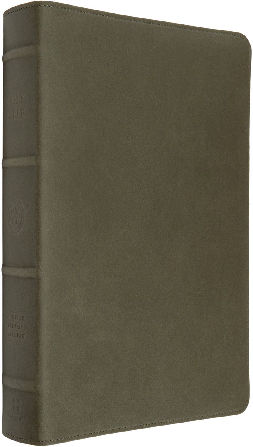 ESV Heirloom Bible, Gloria Dei: Single Column Edition (Cowhide, Tuscan Green) front cover (8334543618248)