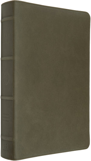 ESV Heirloom Bible, Gloria Dei: Single Column Edition (Cowhide, Tuscan Green) front cover (8334543618248)