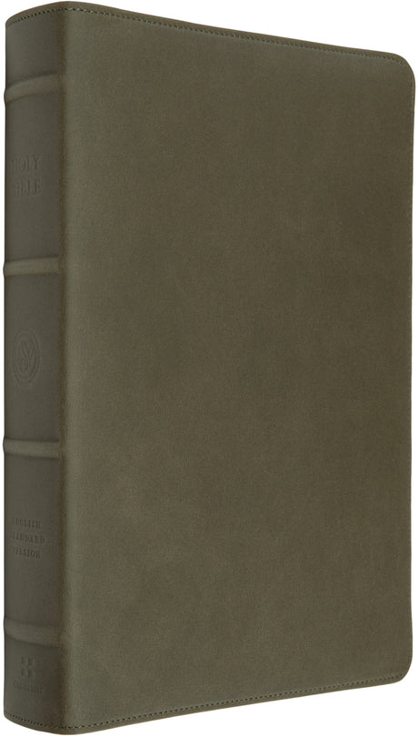 ESV Heirloom Bible, Gloria Dei: Single Column Edition (Cowhide, Tuscan Green) front cover (8334543618248)