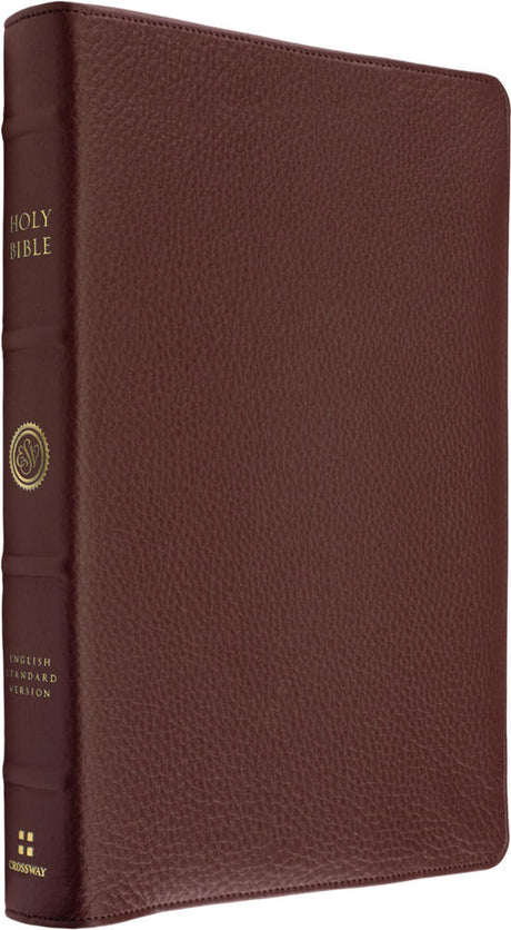 ESV Heirloom Bible, Gratia: Large Print Thinline Reference Edition (Calfskin, Grenada, Full Yapp) - ESV - 9798874913649